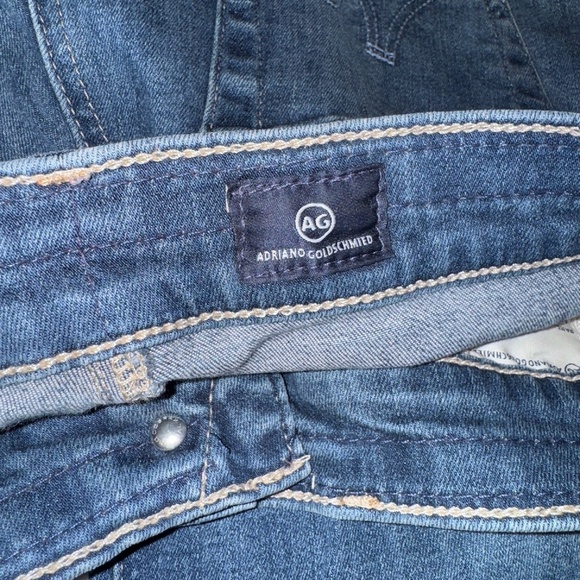 AG Adriano Goldschmied Ex-Boyfriend Slim Slouchy Slim Denim Jeans Size 25 R - Picture 5 of 8